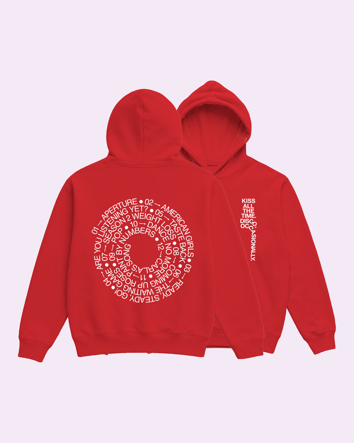 KISSCO TRACLIST - Hoodie