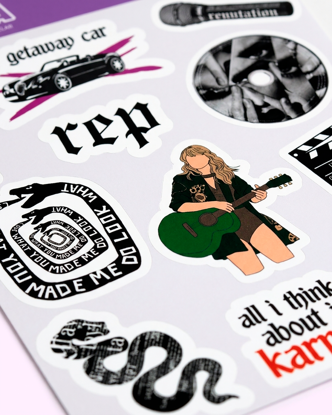 BIG REPUTATION - Sticker sheet