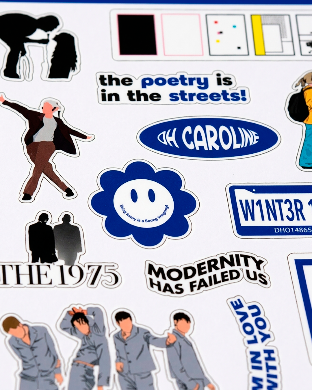 UR GIRLFRIEND'S FAVORITE BAND - Stickers sheet
