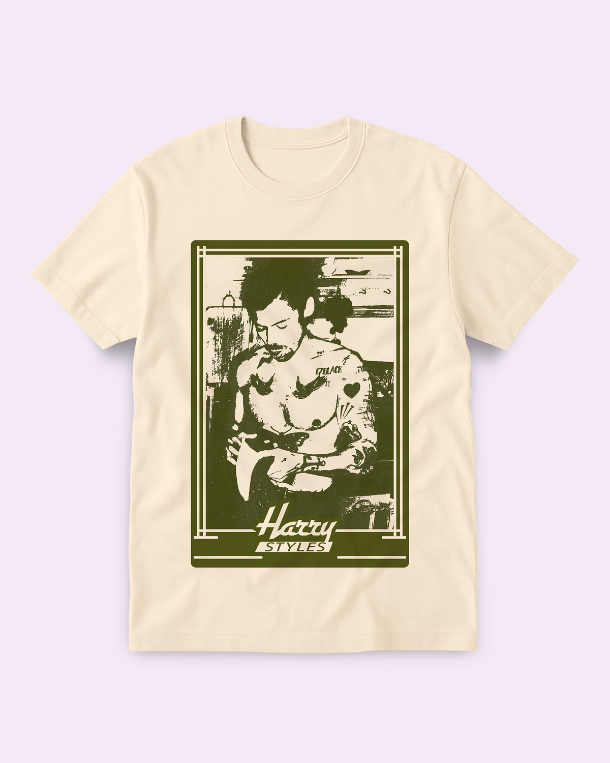 OLIVE KISSES- Tee