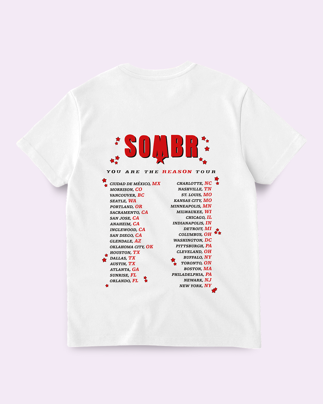 SOMBR TOUR - Tee