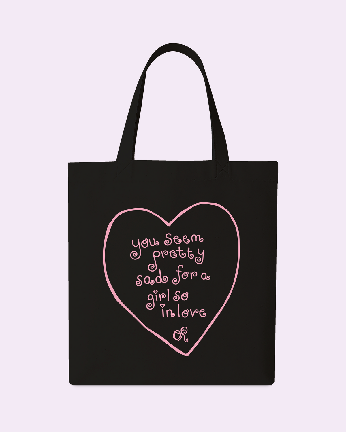 LOVE ME LESS - Totebag
